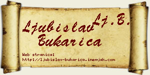 Ljubislav Bukarica vizit kartica